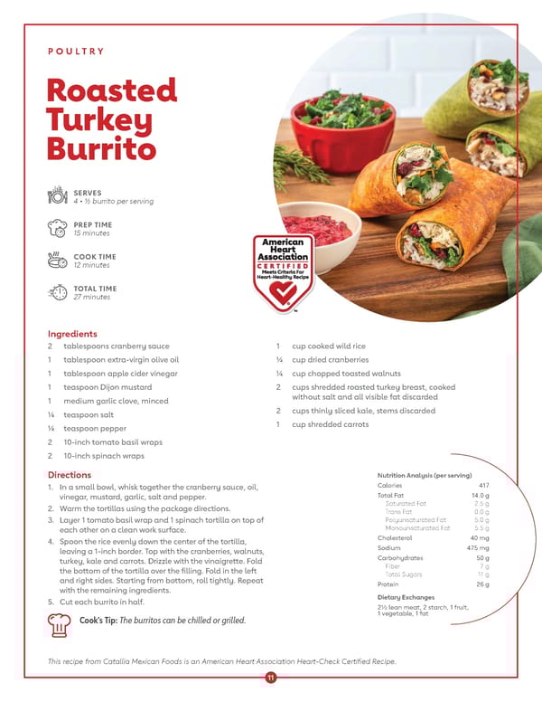 AHA Shop Smart, Eat Smart 19 Heart-Check Certified Recipes - Page 13