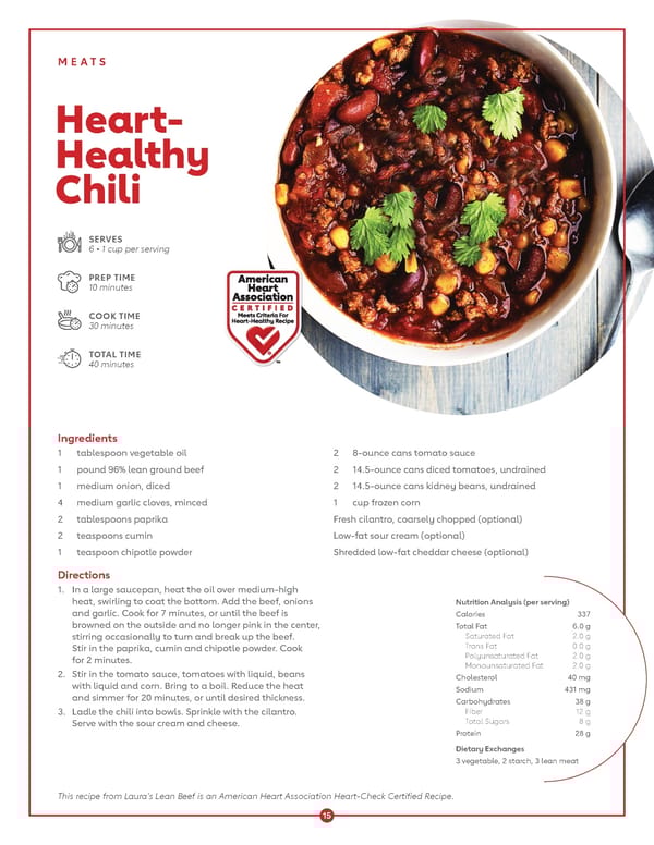 AHA Shop Smart, Eat Smart 19 Heart-Check Certified Recipes - Page 17