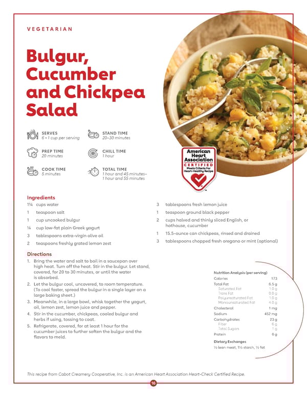 AHA Shop Smart, Eat Smart 19 Heart-Check Certified Recipes - Page 18