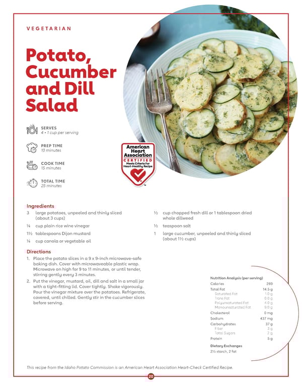 AHA Shop Smart, Eat Smart 19 Heart-Check Certified Recipes - Page 22