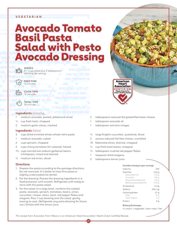 AHA Shop Smart, Eat Smart 19 Heart-Check Certified Recipes - Page 23