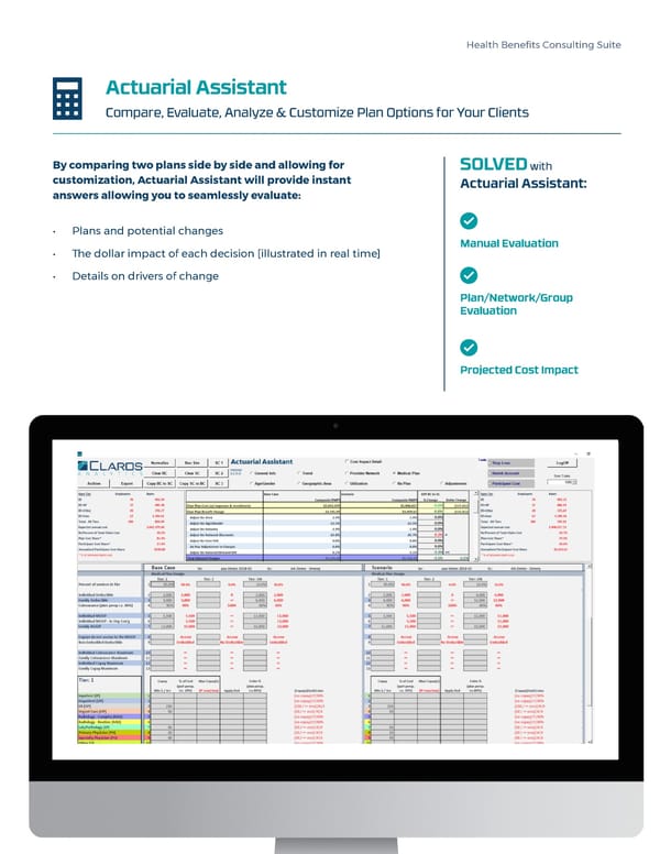 Claros Analytics Overview - Page 3