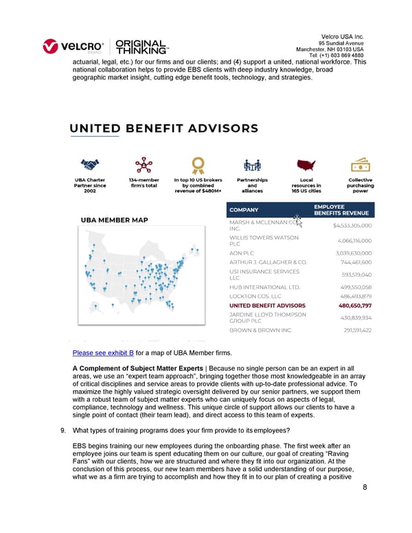 EBS Benefits Consulting RFP - Page 9