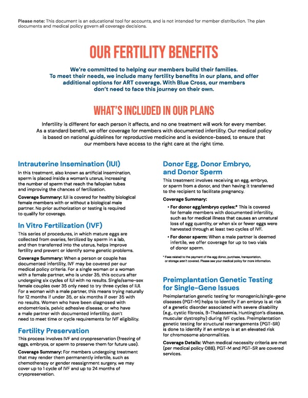 BCBS Assisted Reproductive Technology Coverage - Page 2