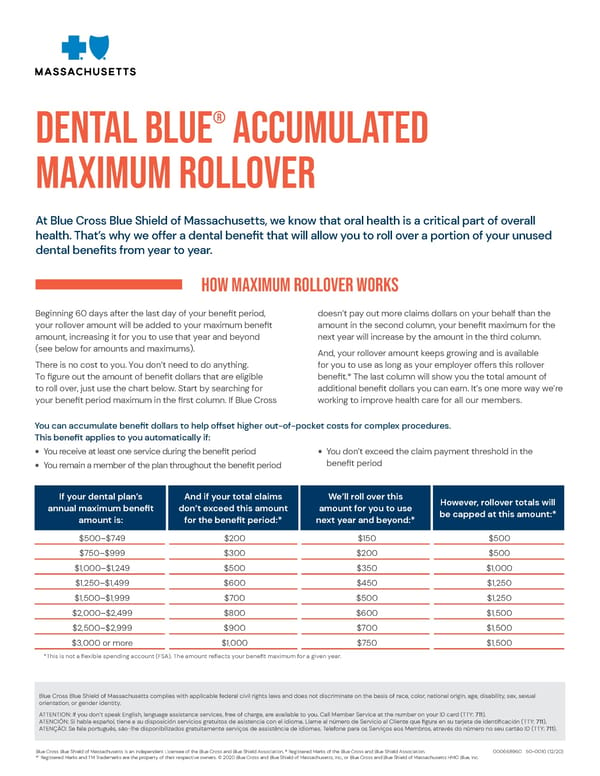 Dental Summary of Benefits - Page 5