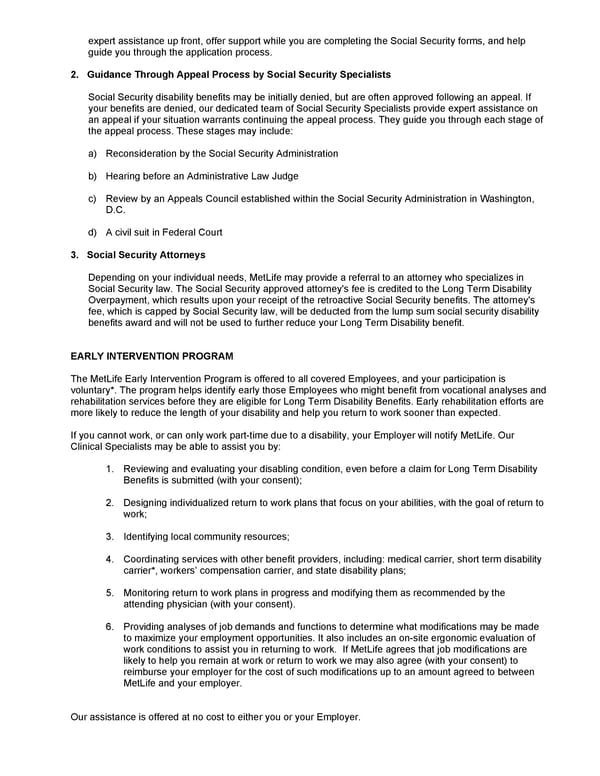 MetLife Long Term Disability Certificate - Page 54