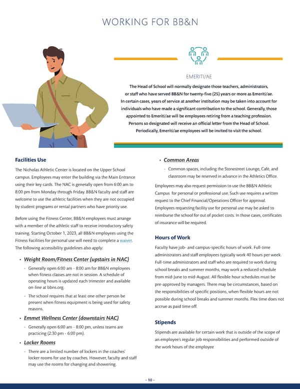 All-School Employee Handbook AY 23-24 - Page 10