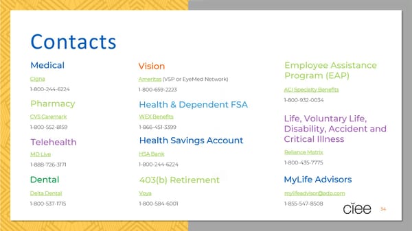 CIEE 2024 Employee Benefit Guide - Page 34