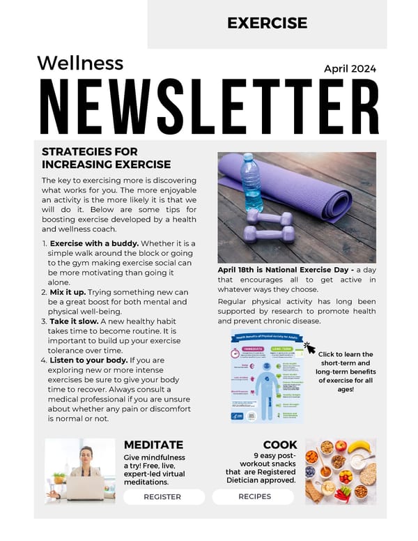 April Newsletter - Page 1