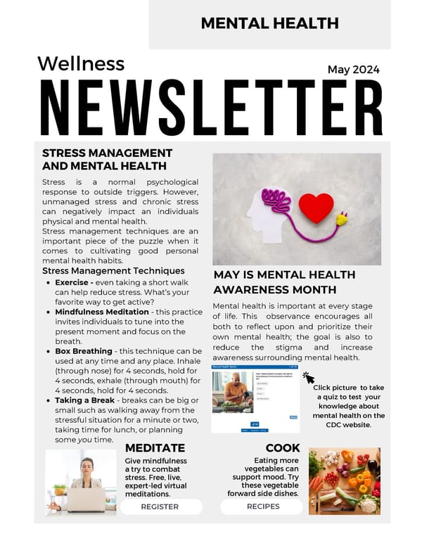 May Newsletter - Page 1