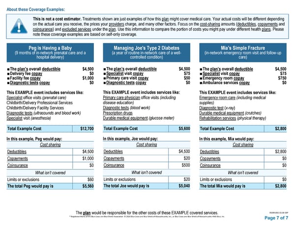 Access Blue New England Basic Saver II - HMO Summary of Benefits and Coverage - Page 7