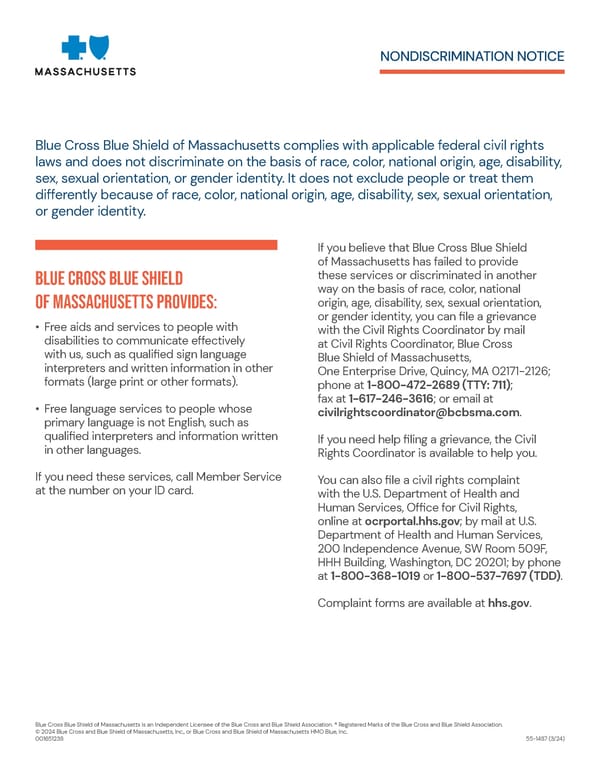 Access Blue New England Basic Saver II - HMO Summary of Benefits and Coverage - Page 9