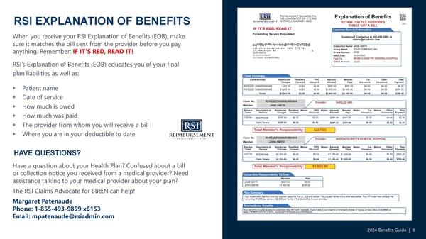 BB&N 2024 -2025 Employee Benefits Guide - Page 9