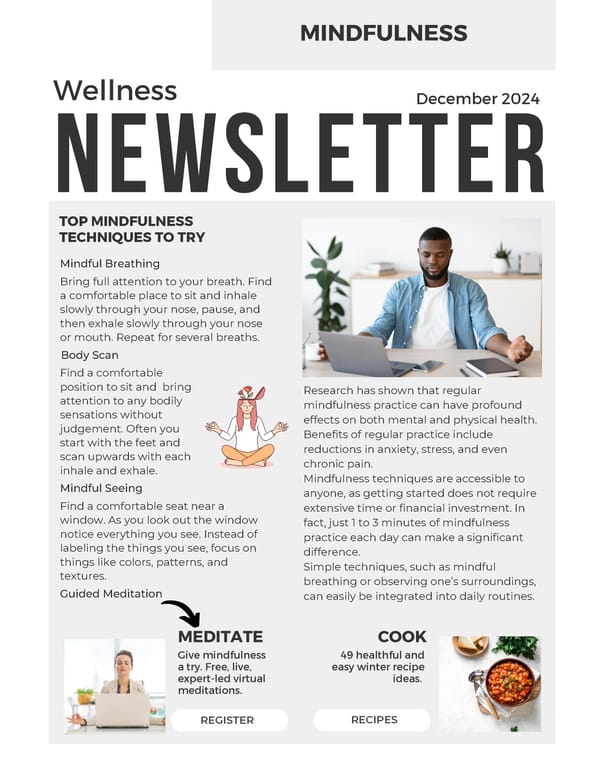 December Newsletter - Page 1