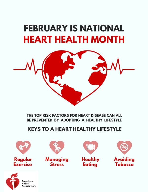 Heart Health Month: Healthy Lifestyle - Page 1