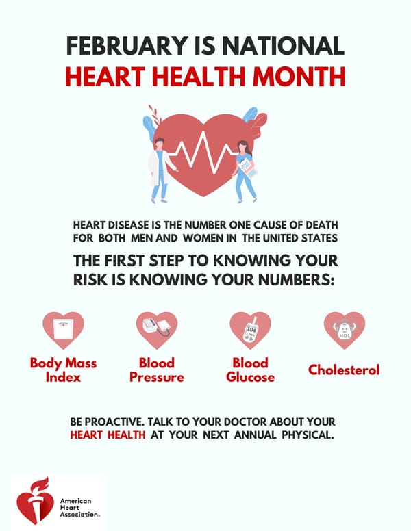 Heart Health Month: Know Your Numbers - Page 1