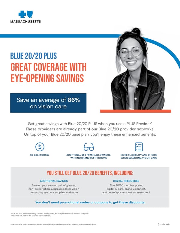 Blue 2020 plus member fact sheet - Page 1