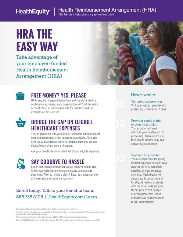 Hra member flyer member pays first auto pay provider - Page 1