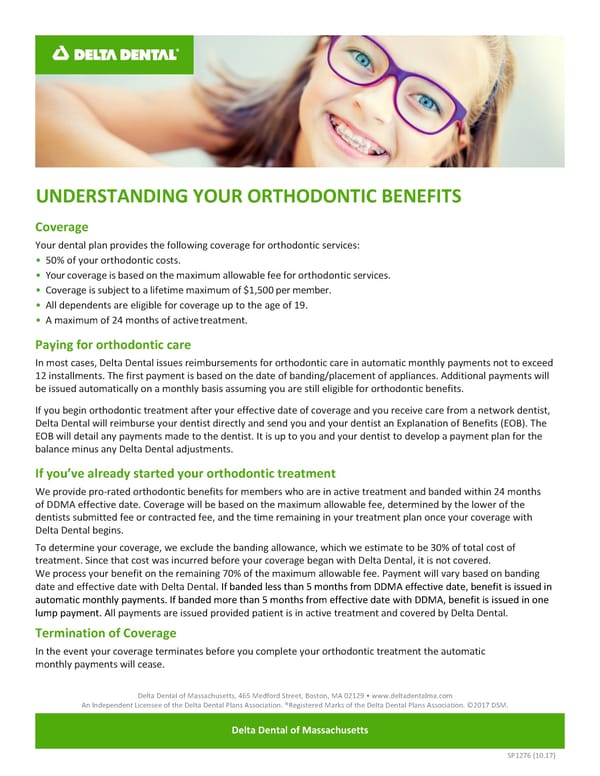 Owl Labs Understanding Your Ortho Benefits Flyer - Page 1