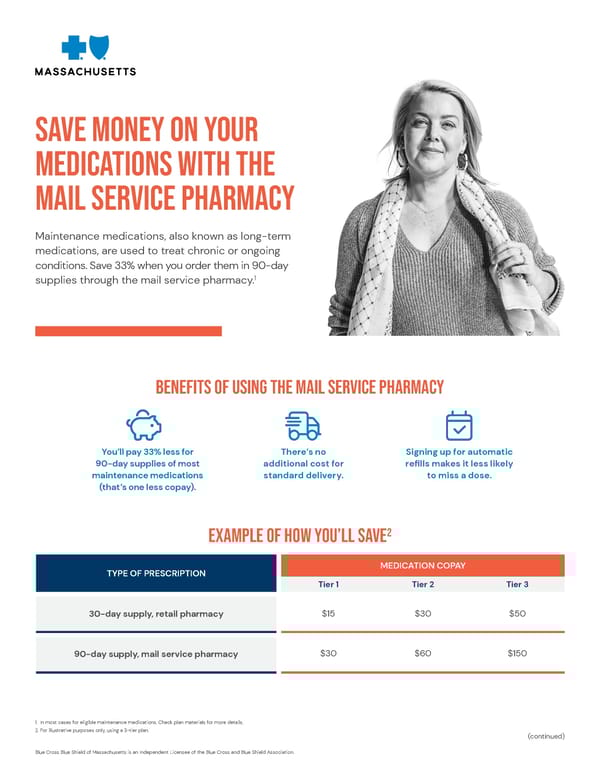 Save on Medications with Mail Service Pharmacy - Page 1