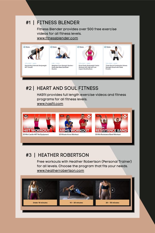 Guide: Free Online Exercise Classes - Page 2