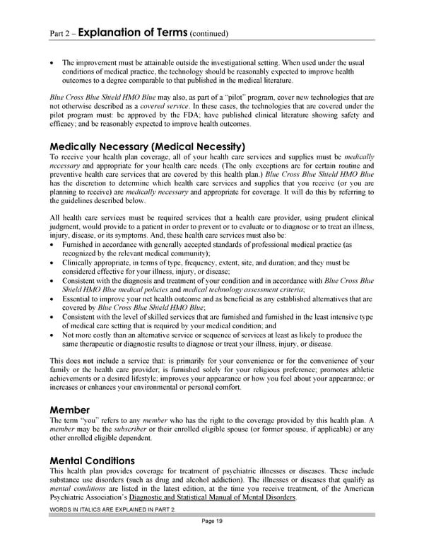 Blue Cross Blue Shield of Massachusetts Subscriber Information - Page 29