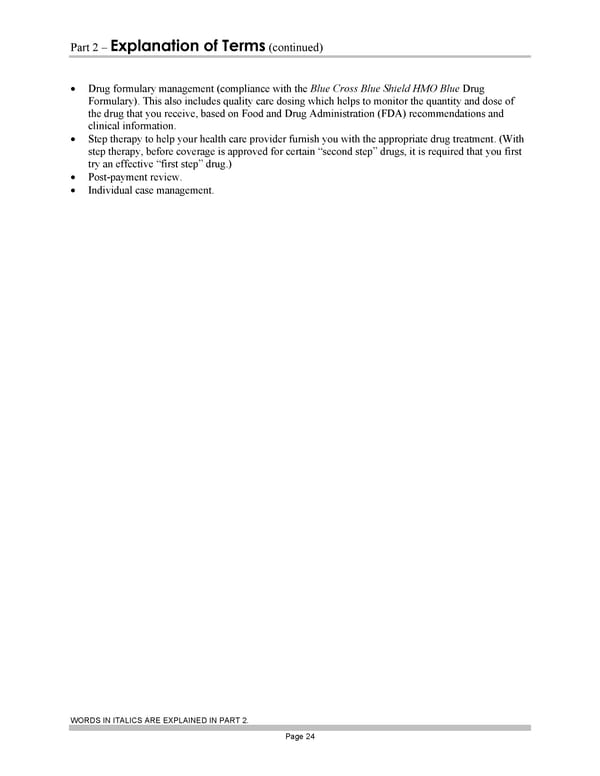 Blue Cross Blue Shield of Massachusetts Subscriber Information - Page 34