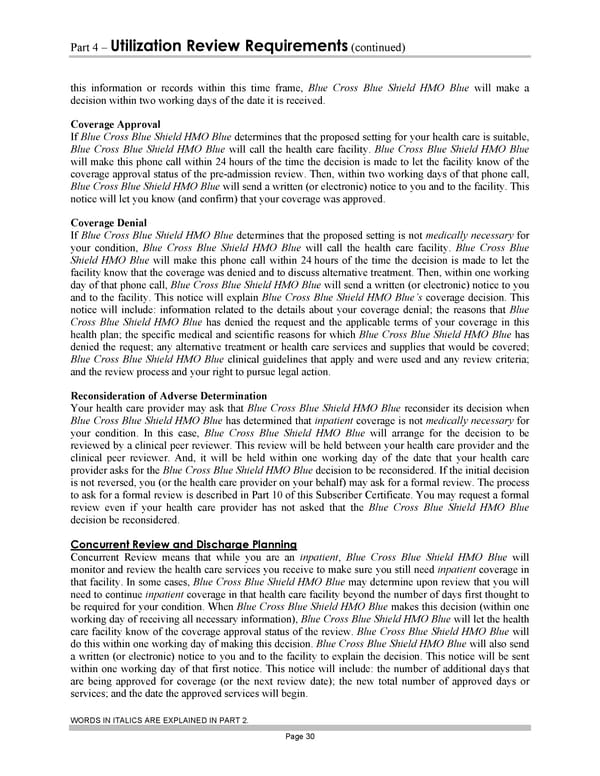 Blue Cross Blue Shield of Massachusetts Subscriber Information - Page 40