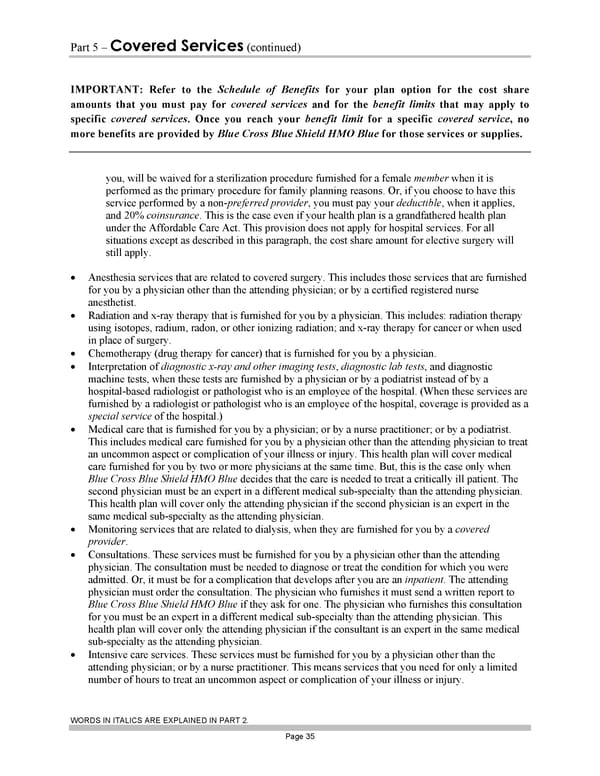 Blue Cross Blue Shield of Massachusetts Subscriber Information - Page 45