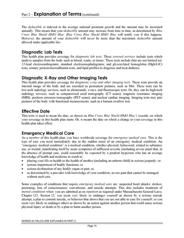 Subscriber Certificate and Rider Documentation - Page 25