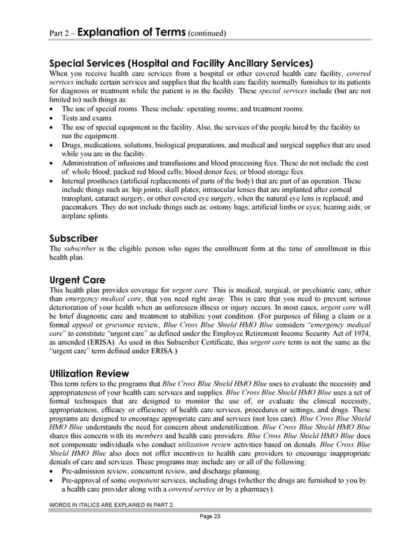 Subscriber Certificate and Rider Documentation - Page 33