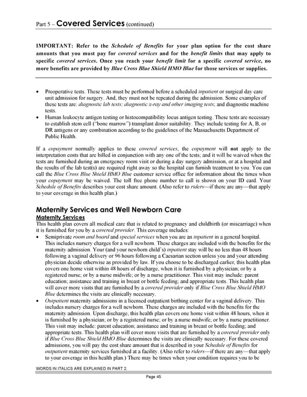 Subscriber Certificate and Rider Documentation - Page 55