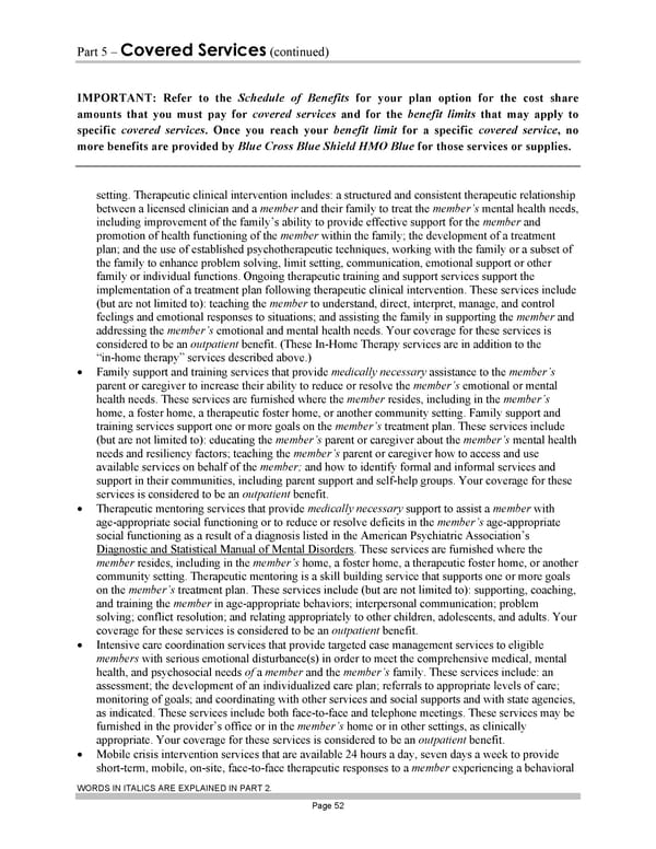 Subscriber Certificate and Rider Documentation - Page 62