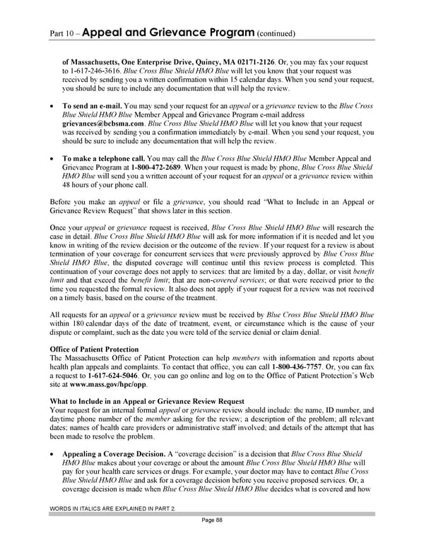 Subscriber Certificate and Rider Documentation - Page 98