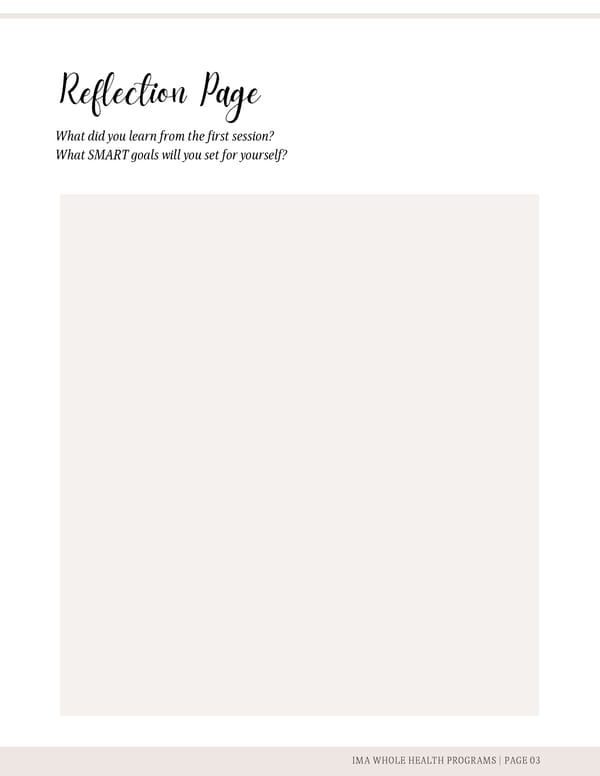 Cultivate Mindfulness Workbook - Page 4