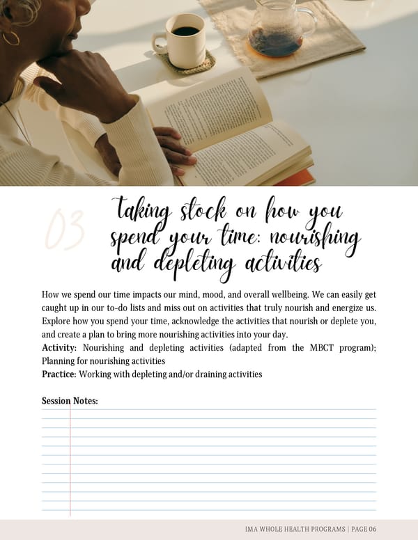 Cultivate Mindfulness Workbook - Page 7