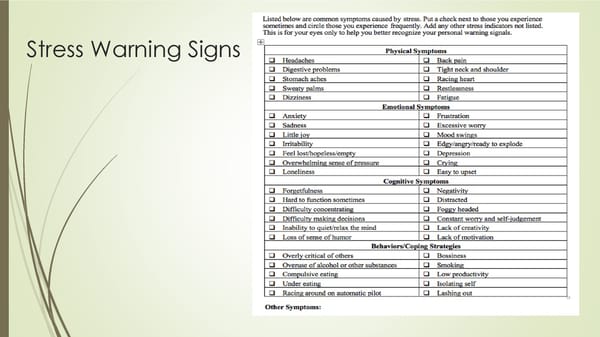 SESSION #2 - A Mindful Way to Reduce Stress and Develop Resilience - Page 12