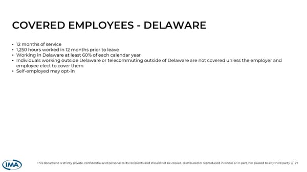 Overview of State Paid Leave Laws - Page 27