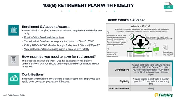 FY26 Benefit Guide - Page 20