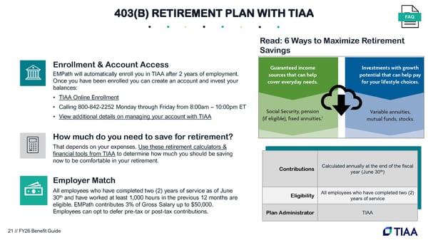 FY26 Benefit Guide - Page 21