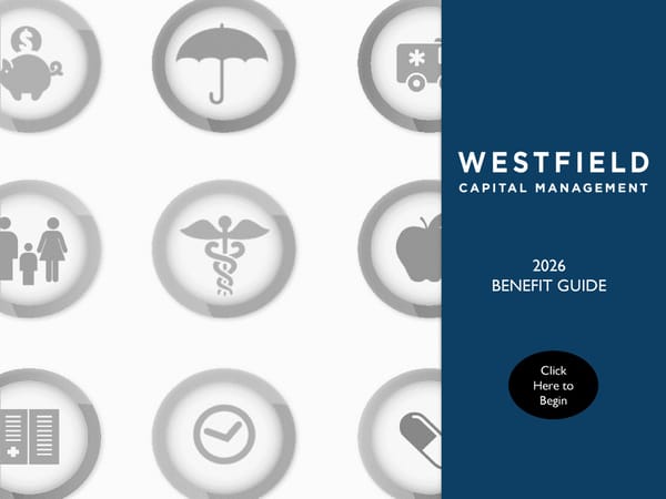 Westfield Capital Management 2026 Benefits Guide - Page 1