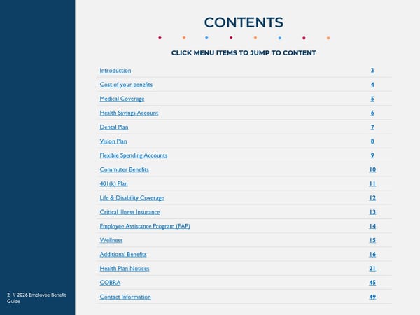 Westfield Capital Management 2026 Benefits Guide - Page 2