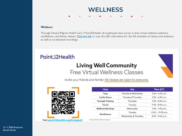 Westfield Capital Management 2026 Benefits Guide - Page 15