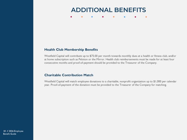 Westfield Capital Management 2026 Benefits Guide - Page 18