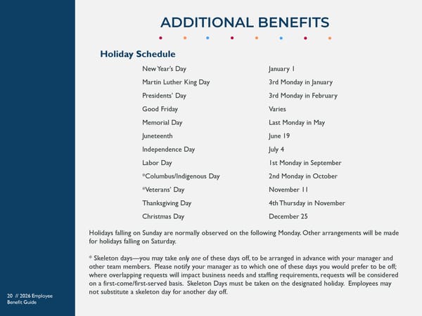 Westfield Capital Management 2026 Benefits Guide - Page 20