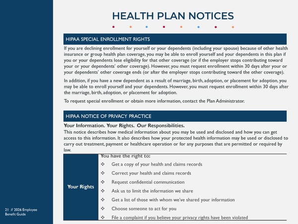 Westfield Capital Management 2026 Benefits Guide - Page 21