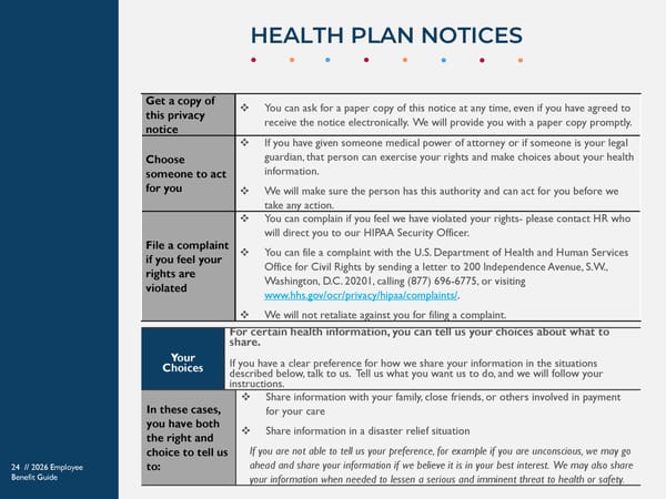 Westfield Capital Management 2026 Benefits Guide - Page 24