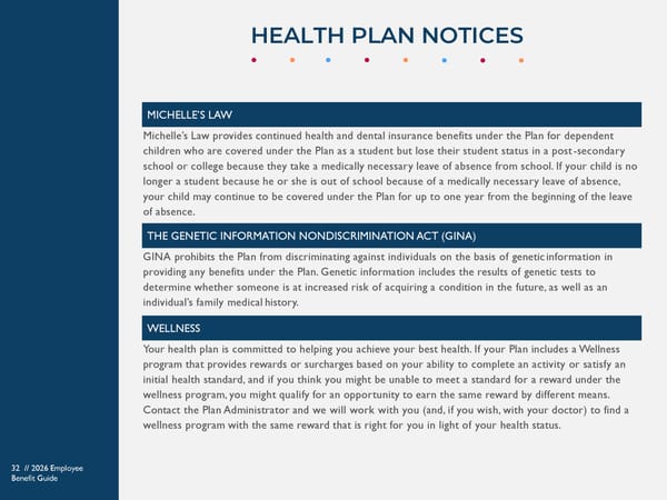 Westfield Capital Management 2026 Benefits Guide - Page 32