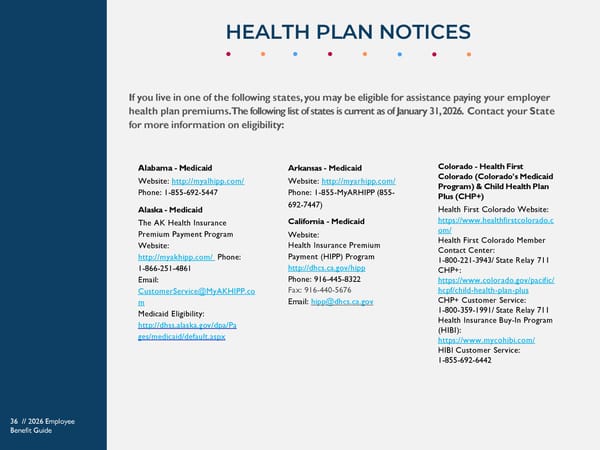 Westfield Capital Management 2026 Benefits Guide - Page 36