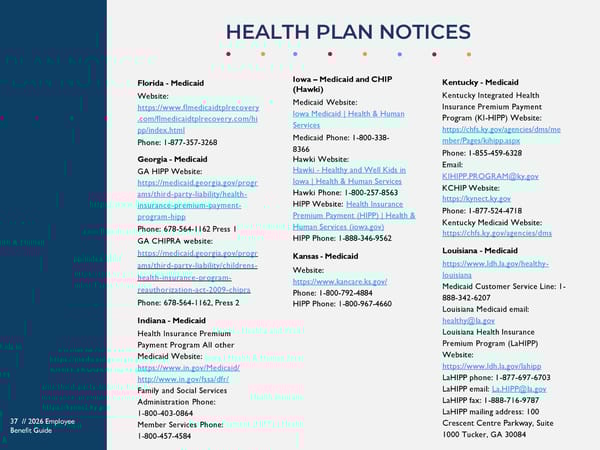 Westfield Capital Management 2026 Benefits Guide - Page 37